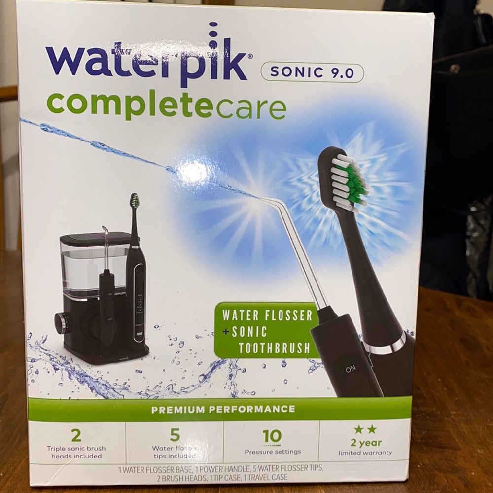 Waterpik Sonic 9.0 Complete Care water flosser + sonic toothbrush New Sealed box